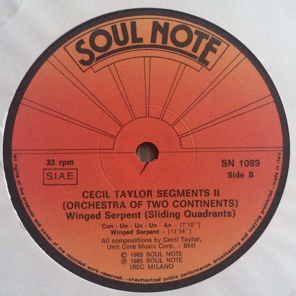 Cecil Taylor Segments II (Orchestra Of Two Continents)-3