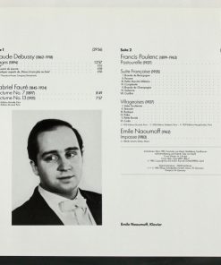 Claude Debussy, Gabriel Fauré, Emile Naoumoff, Francis Poulenc - Images, Nocturnes No. 7 & 13, Impasse, Suite Francaise, Villageoises, Pastourelle-2