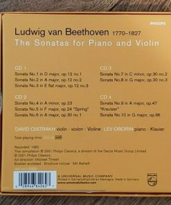 Ludwig van Beethoven, David Oistrach, Lev Oborin - The Sonatas For Piano And Violin = Les Sonates Pour Piano Et Violon = Die Sonaten Für Klavier Und Violine-4