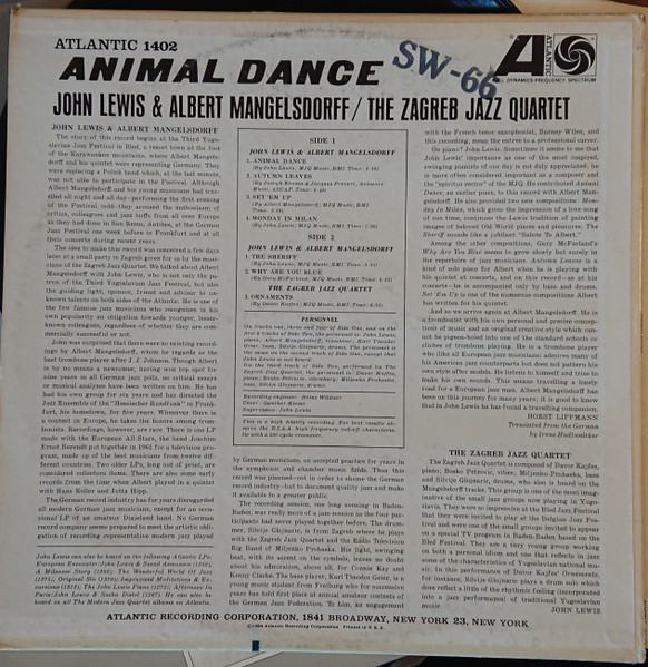 John Lewis (2) & Albert Mangelsdorff & Zagrebački Jazz Kvartet-1