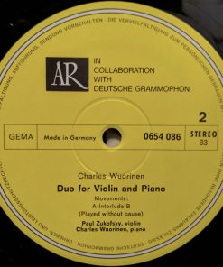 Roger Sessions - Robert Helps / Charles Wuorinen - Paul Zukofsky, Charles Wuorinen - Piano Sonata No. 3 / Duo For Violin And Piano-3