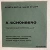Arnold Schoenberg - Nordwestdeutsche Philharmonie, Hermann Scherchen, Helga Pilarczyk - Erwartung-0