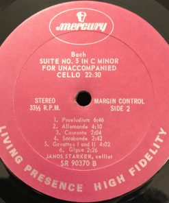 Johann Sebastian Bach, Janos Starker-3