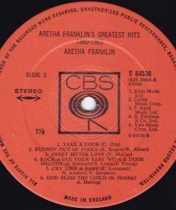 Aretha Franklin - Aretha Franklin's Greatest Hits 1960-1965-3