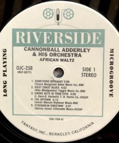 Cannonball Adderley And His Orchestra - African Waltz-2