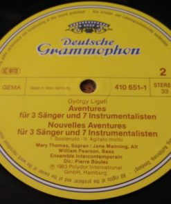 György Ligeti - Ensemble Intercontemporain, Pierre Boulez - Chamber Concerto - Ramifications - Aventures - Nouvelles Aventures-4