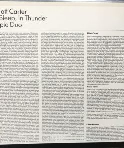 Elliott Carter - In Sleep, In Thunder / Triple Duo-2