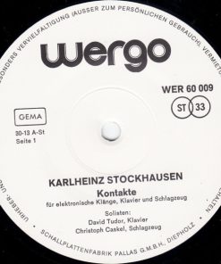 Karlheinz Stockhausen - Kontakte (Für Elektronische Klänge, Klavier Und Schlagzeug)-2