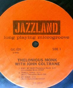Thelonious Monk With John Coltrane - Thelonious Monk With John Coltrane-2