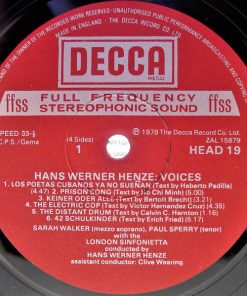 Hans Werner Henze - Voices-4
