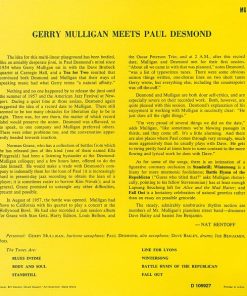 Gerry Mulligan - Paul Desmond Quartet - Gerry Mulligan • Paul Desmond Quartet-3