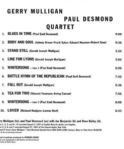 Gerry Mulligan - Paul Desmond Quartet - Gerry Mulligan • Paul Desmond Quartet-4