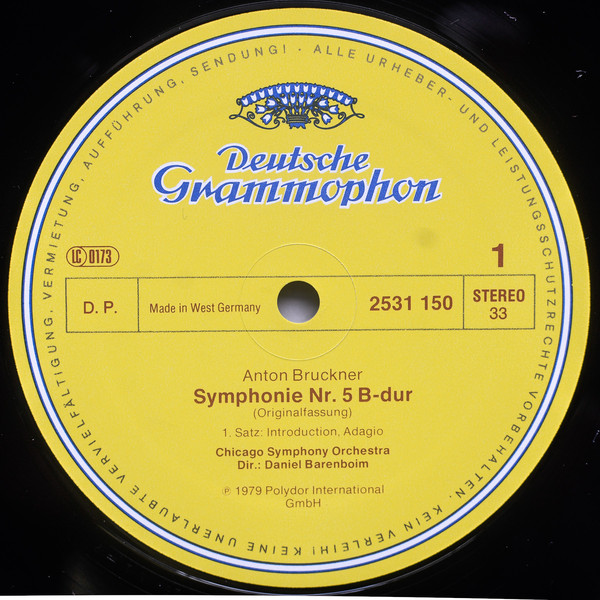 Anton Bruckner, Chicago Symphony Orchestra, Daniel Barenboim-2