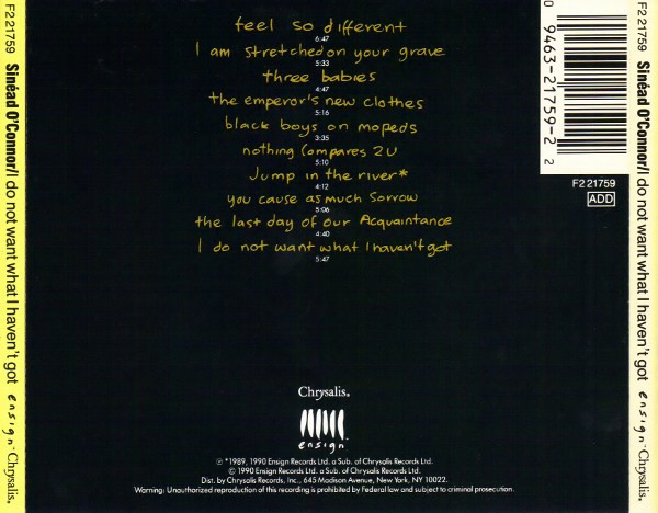 Sinéad O'Connor - I Do Not Want What I Haven't Got-1