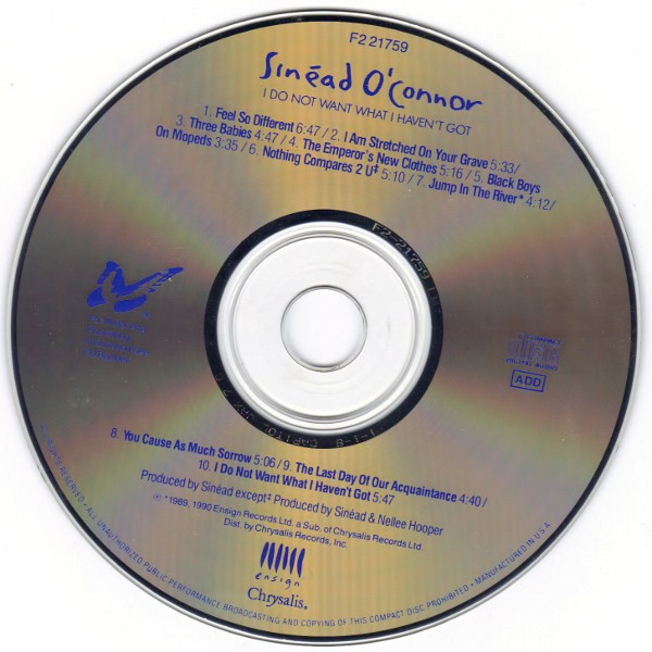 Sinéad O'Connor - I Do Not Want What I Haven't Got-2