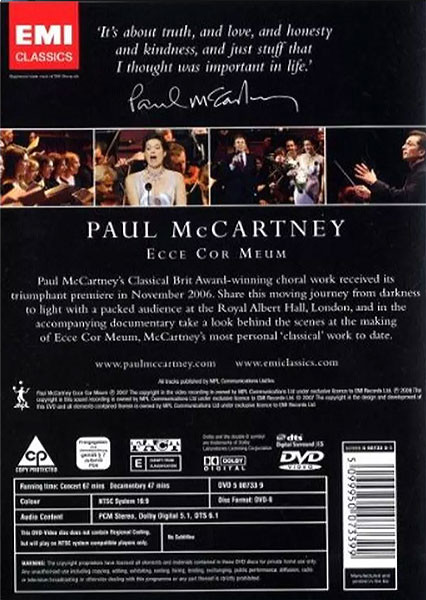 Paul McCartney - Ecce Cor Meum - The World Premiere Live From The Royal Albert Hall-1