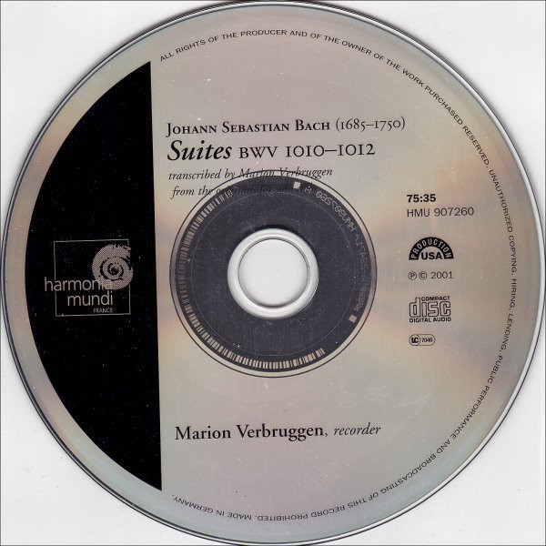 Johann Sebastian Bach - Marion Verbruggen-2