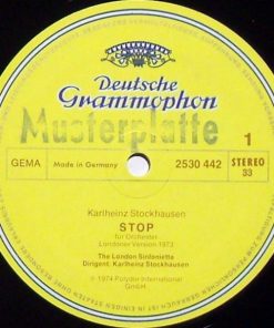Karlheinz Stockhausen, London Sinfonietta - Stop · Ylem-1