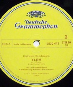 Karlheinz Stockhausen, London Sinfonietta - Stop · Ylem-2