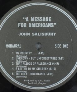 John Salisbury (2) - A Message For Americans-2
