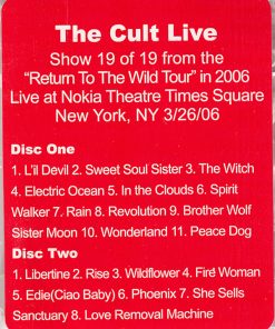 The Cult - Nokia Theatre.NY.03.26.06-2