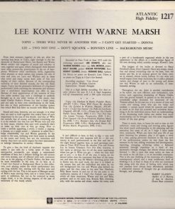 Lee Konitz & Warne Marsh - Lee Konitz With Warne Marsh-2
