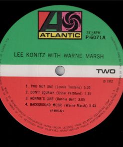 Lee Konitz & Warne Marsh - Lee Konitz With Warne Marsh-4