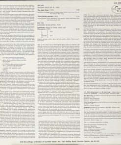 Thomas Oboe Lee / Gunther Schuller / Collage New Music / Kronos Quartet-1