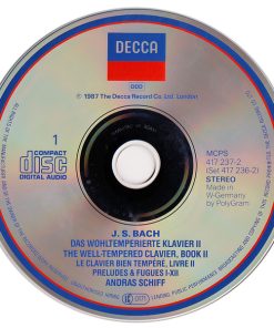 Johann Sebastian Bach, András Schiff - Das Wohltemperierte Klavier II = The Well-Tempered Clavier, Book II-2
