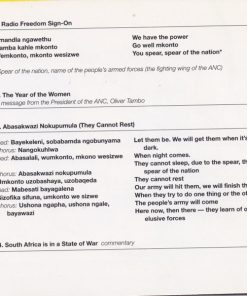 Various - Radio Freedom: Voice Of The African National Congress And The People's Army Umkhonto We Sizwe-1