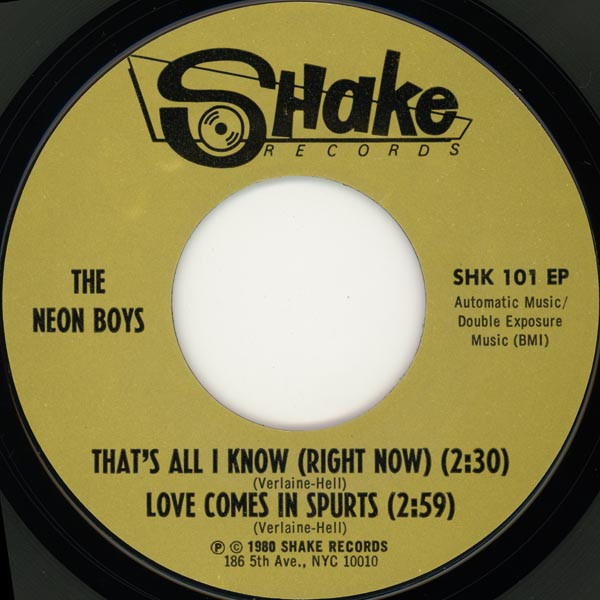Richard Hell + The Voidoids (Part III)* / The Neon Boys-3