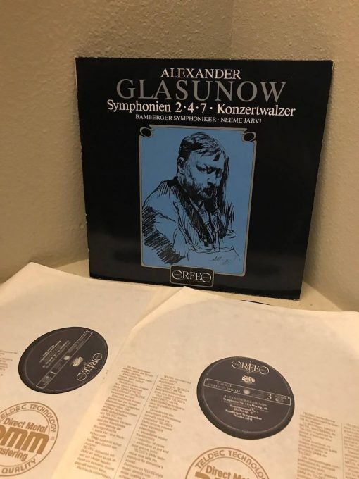 Alexander Glasunow Symphonien Konzertwalzer Unplayed 2 LP NM DMM 1986 Orfeo Classical
