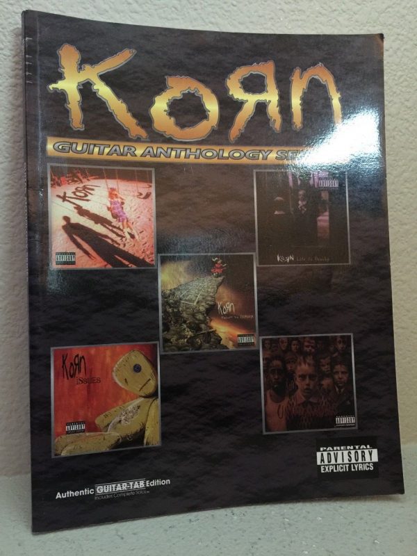 KORN Guitar Tab Tablature Book  - Guitar Anthology Series - Tab Nu Metal Hard Rock