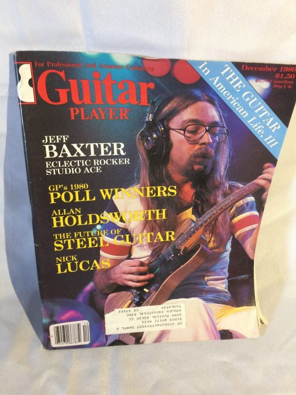 Guitar Player Magazine 1980 Vintage SKUNK BAXTER HOLDSWORTH Cockburn