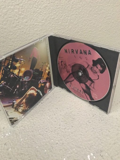Nirvana - In Utero CD 1993 Grunge Cobain Grohl Geffen Sub Pop Heart-Shaped Box - Image 3