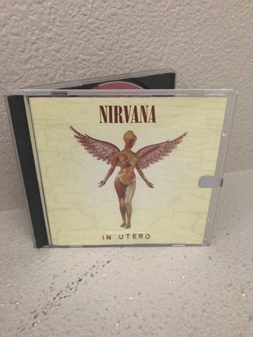 Nirvana - In Utero CD 1993 Grunge Cobain Grohl Geffen Sub Pop Heart-Shaped Box