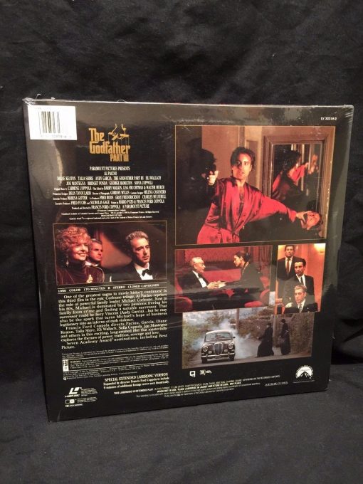 SEALED Godfather Collection I, II, III LASERDISC Pacino De Niro Brando NEW 1990 Laser Disc Set - Image 7