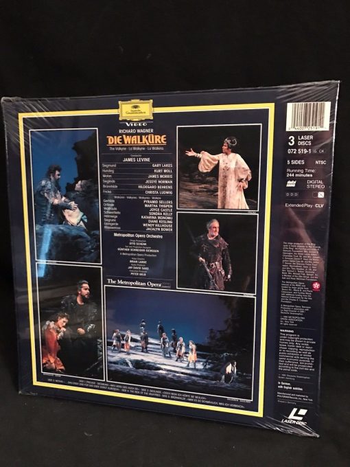 SEALED Wagner Die Walkure LaserDisc BOX SET DG Metropolitan Opera James Levine - Image 3