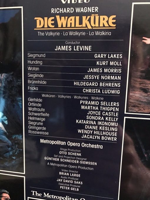 SEALED Wagner Die Walkure LaserDisc BOX SET DG Metropolitan Opera James Levine - Image 4