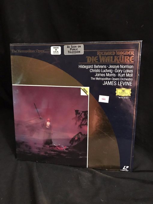 SEALED Wagner Die Walkure LaserDisc BOX SET DG Metropolitan Opera James Levine