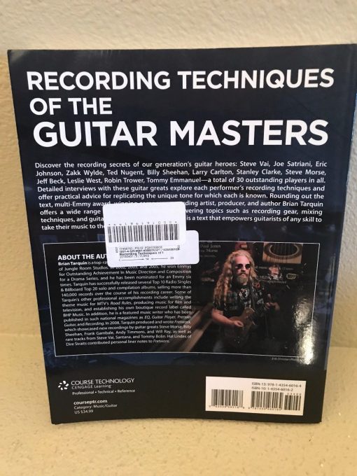 SIGNED Recording Techniques of the Guitar Masters BOOK Tarquin Beck Vai Zakk - Image 3