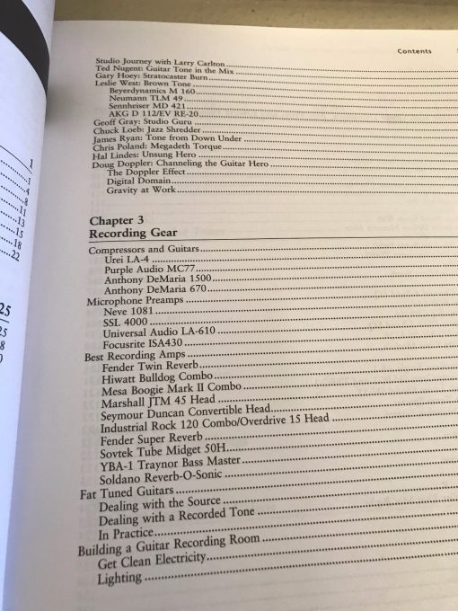 SIGNED Recording Techniques of the Guitar Masters BOOK Tarquin Beck Vai Zakk - Image 6