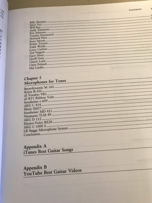 SIGNED Recording Techniques of the Guitar Masters BOOK Tarquin Beck Vai Zakk - Image 8