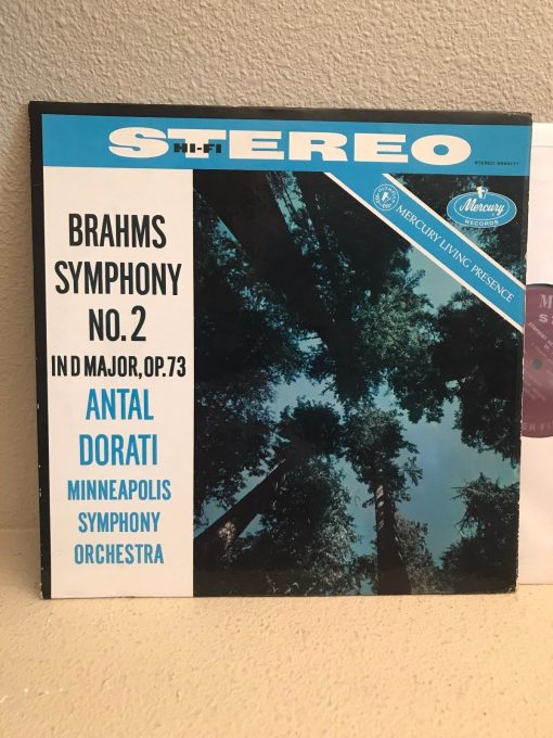 Brahms, Dorati, MSO - Symphony No. 2 In D Major Op. 73 LP EX 1959 Classical