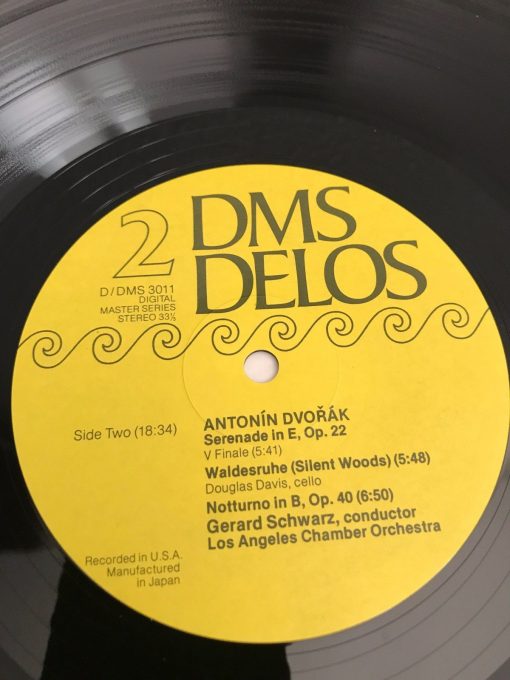 Dvorak Serenade Schwarz Douglas Davis DMS 3011 DELOS LP NM Audiophilie Press - Image 4