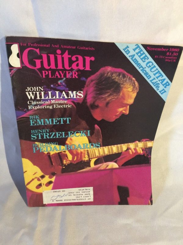 Guitar Player Magazine 1980 Vintage John Williams Emmett Gruhn Building Pedalbo