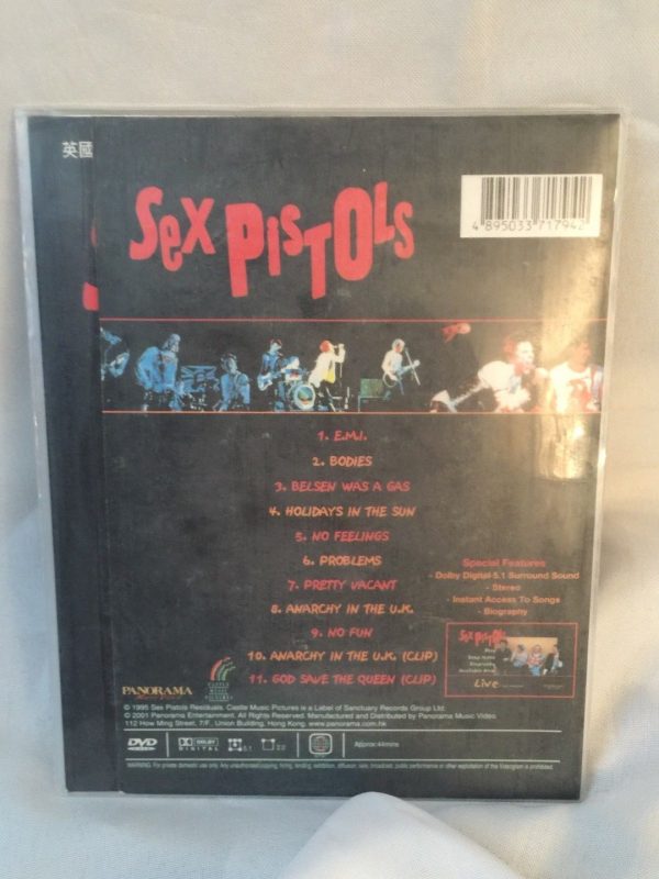 MEGA RARE Sex Pistols LIVE at the Longhorn DVD JAPAN IMPORT PUNK ROCK VG