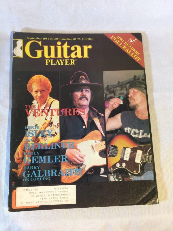 Guitar Player Magazine 1981 Vintage VENTURES Isley Berline REMLER Breau Nelson