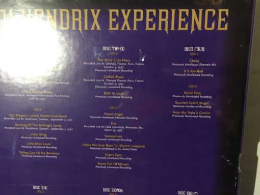 The Jimi Hendrix Experience 8 LP Box Set SEALED MINT 180G Velvet Ltd Ed 2000 Rare tracks - Image 5