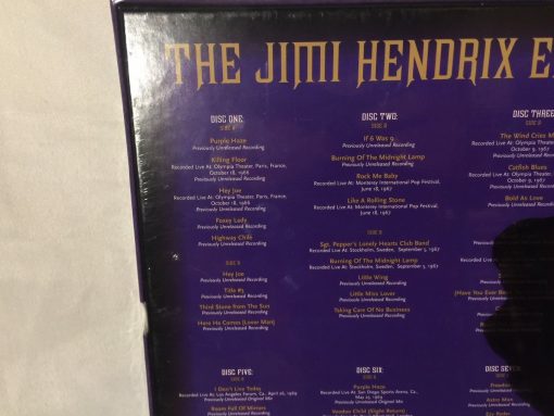 The Jimi Hendrix Experience 8 LP Box Set SEALED MINT 180G Velvet Ltd Ed 2000 Rare tracks - Image 4